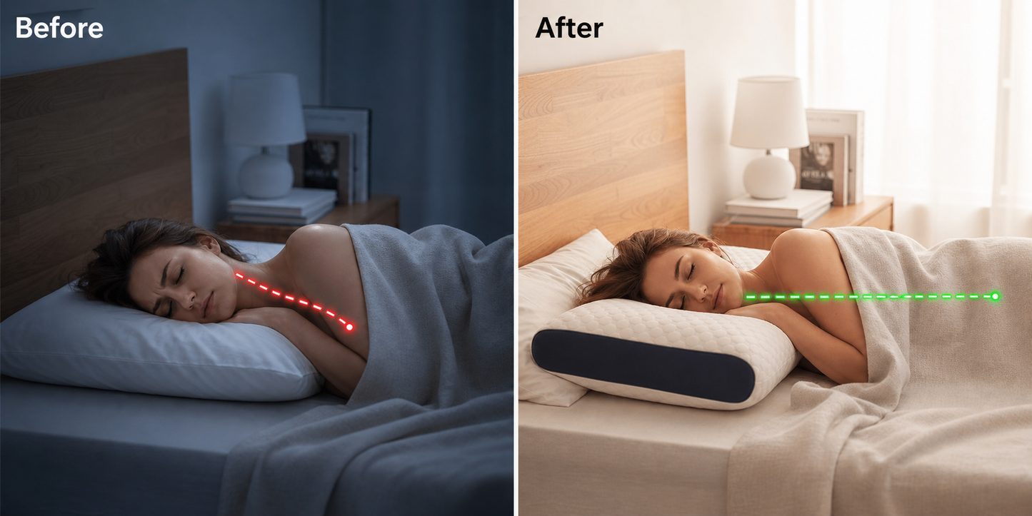 DREAMORIA® - Ergonomic Cervical Pillow