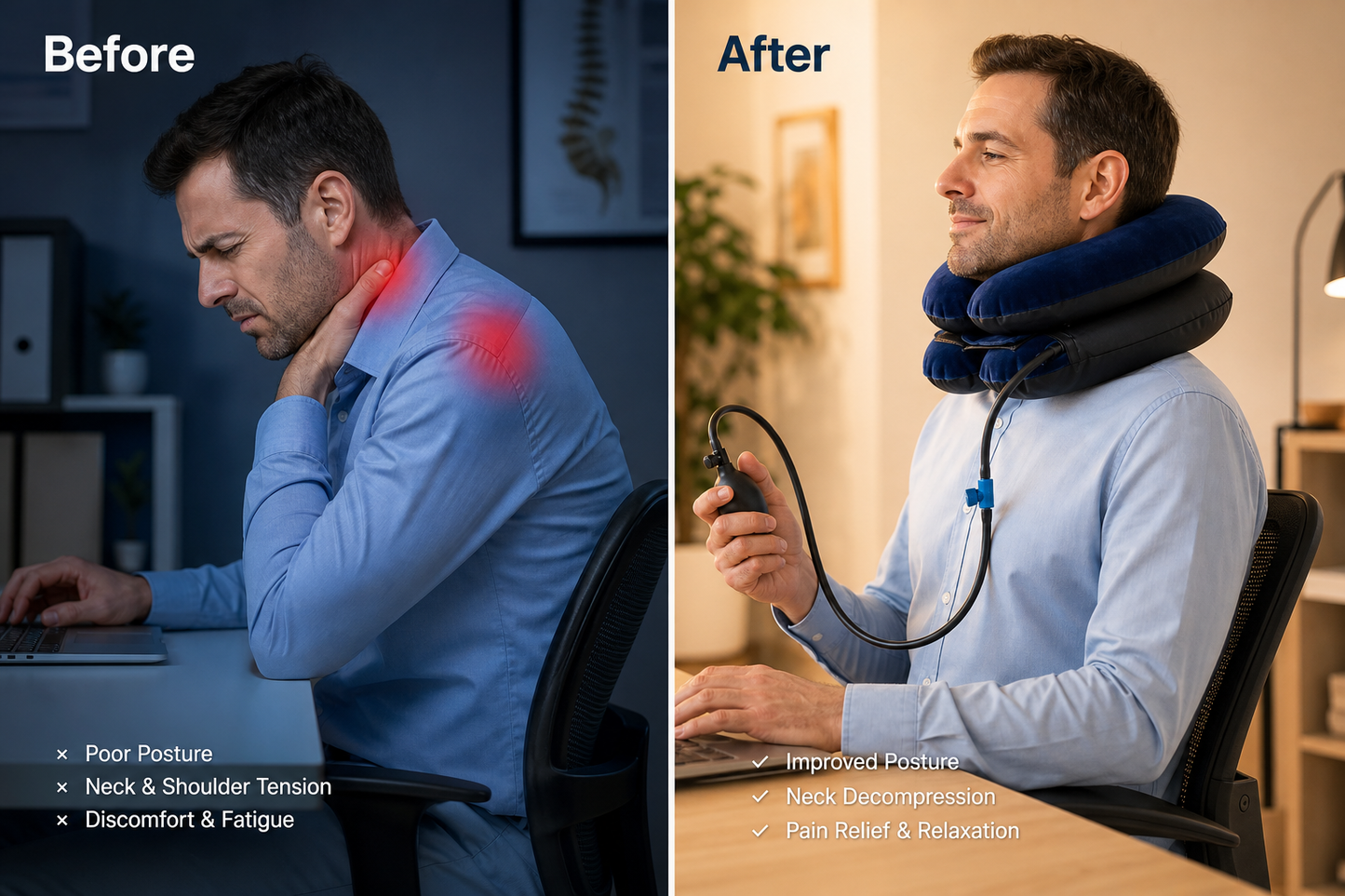 DREAMORIA® - AirNeck Cervical Traction Collar